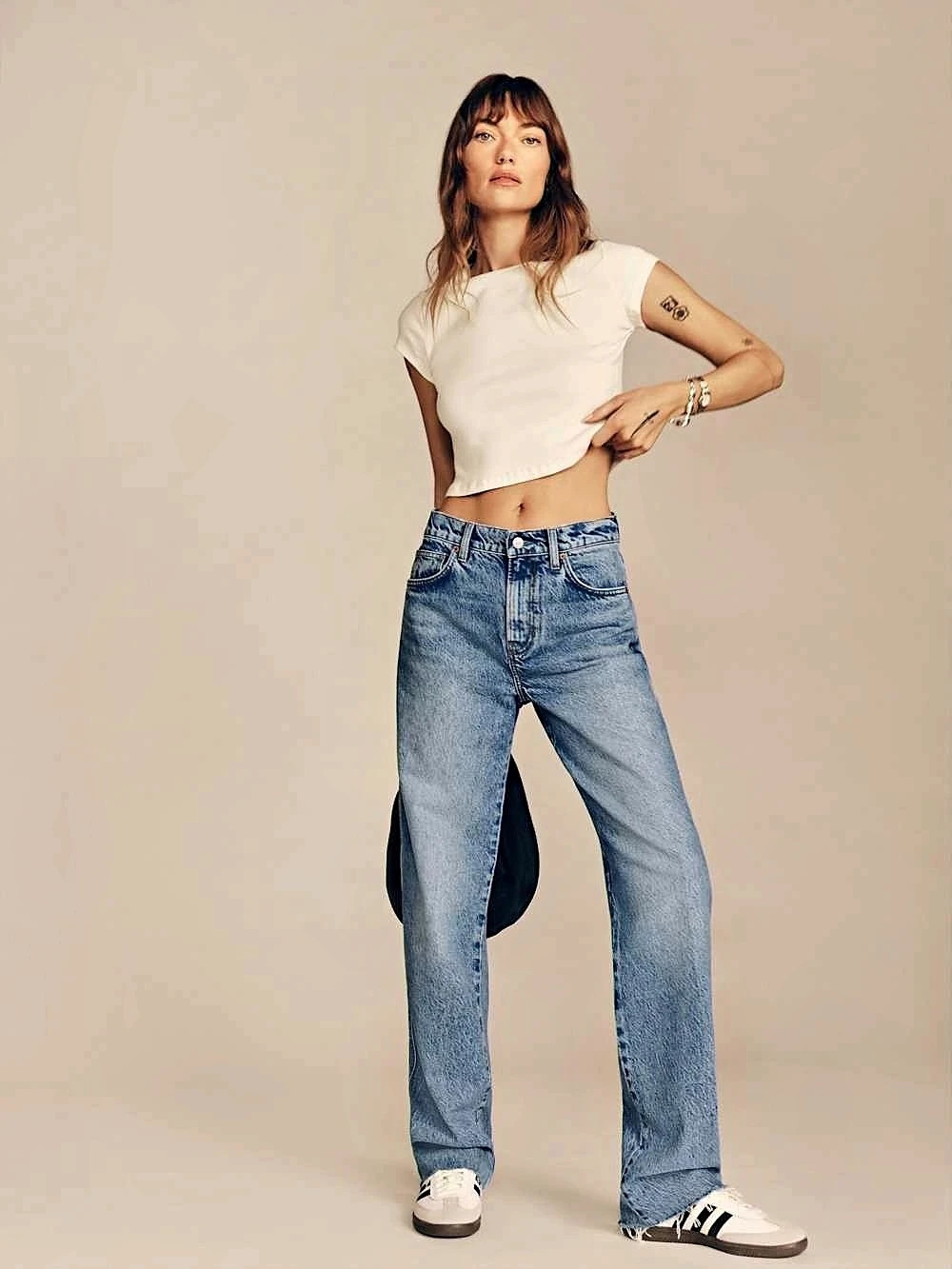 Reformation Val 90s Mid Rise Straight Jeans